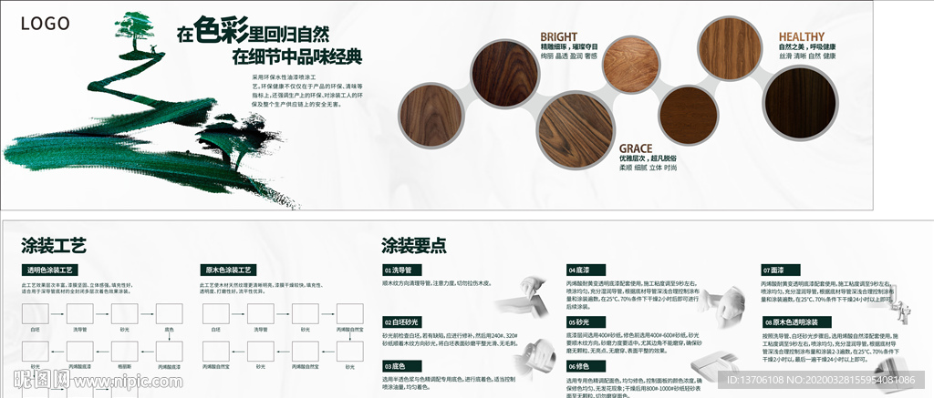 实木家居油漆涂装工艺展示图