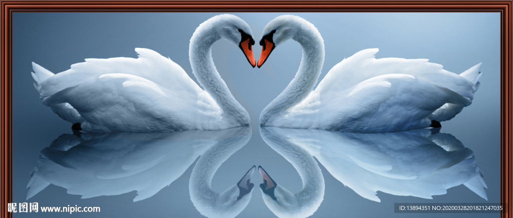天鹅湖装饰画