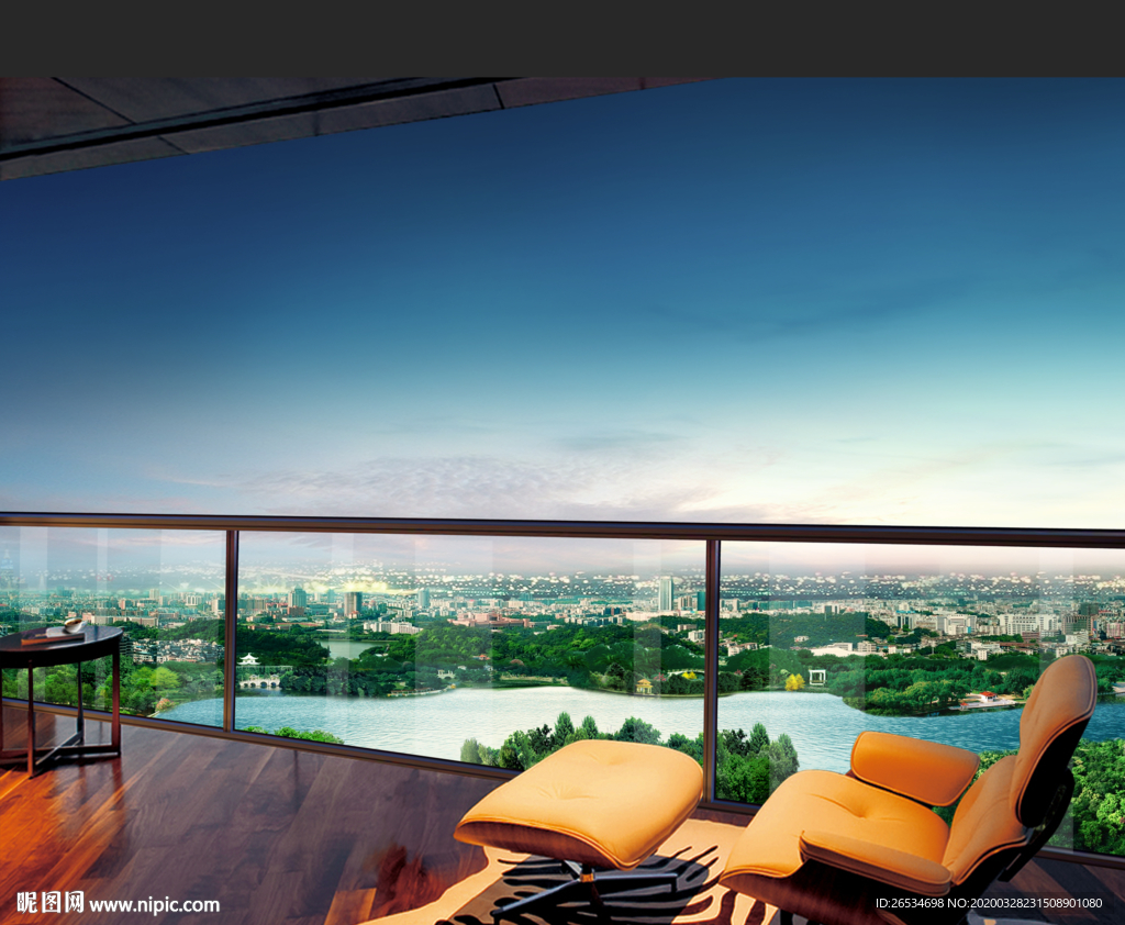 空中豪宅之宽景阳台