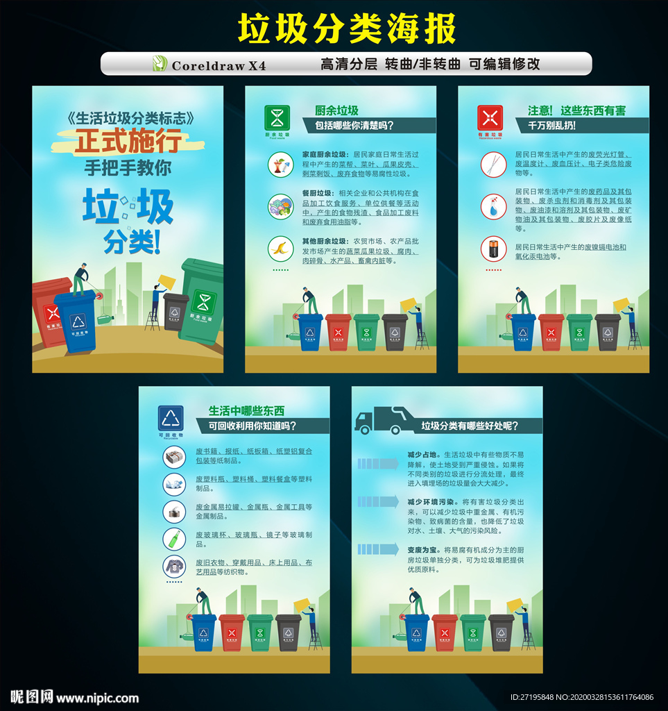 垃圾分类海报