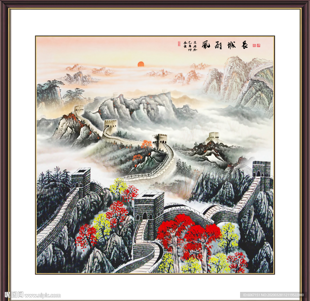 山水画国画山水画