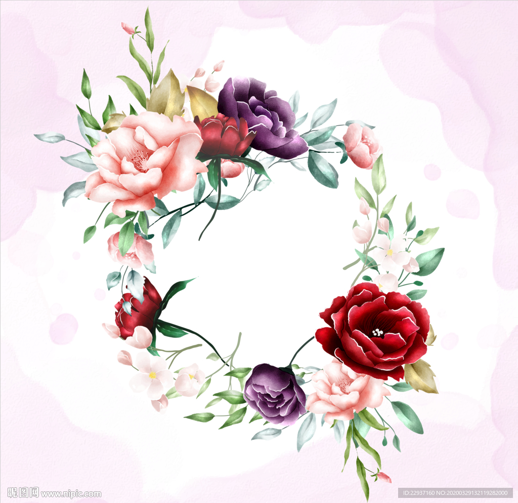 手绘花