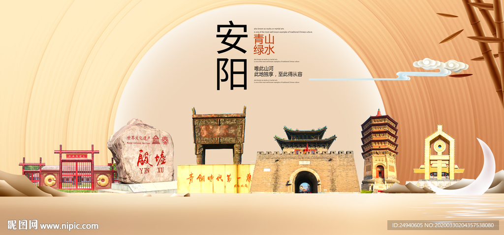 河南安阳大数据科技智慧城市海报