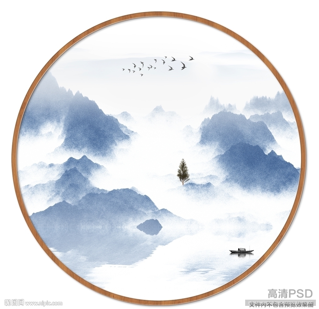 山水画国画山水画
