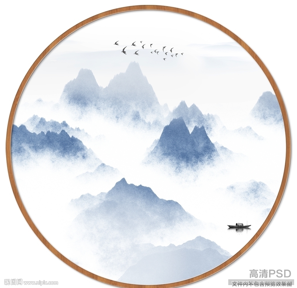 山水画国画山水画