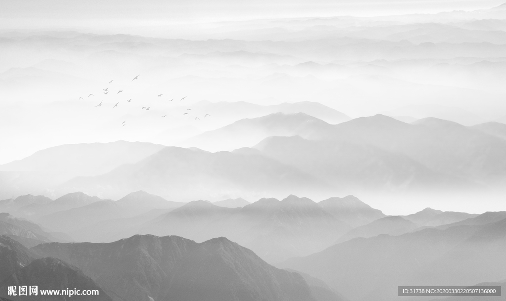 新中式山水画