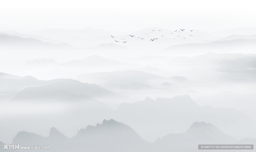 新中式山水画