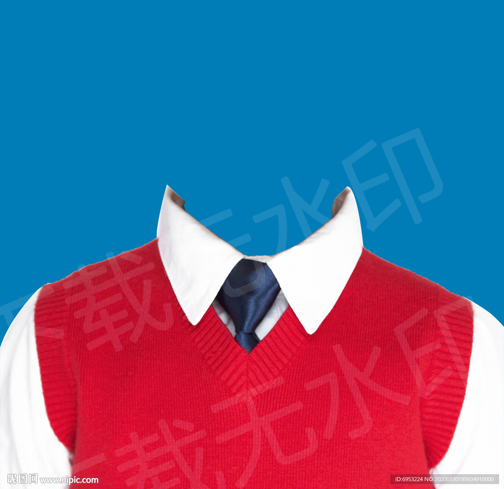 男孩子寸照衣服模板