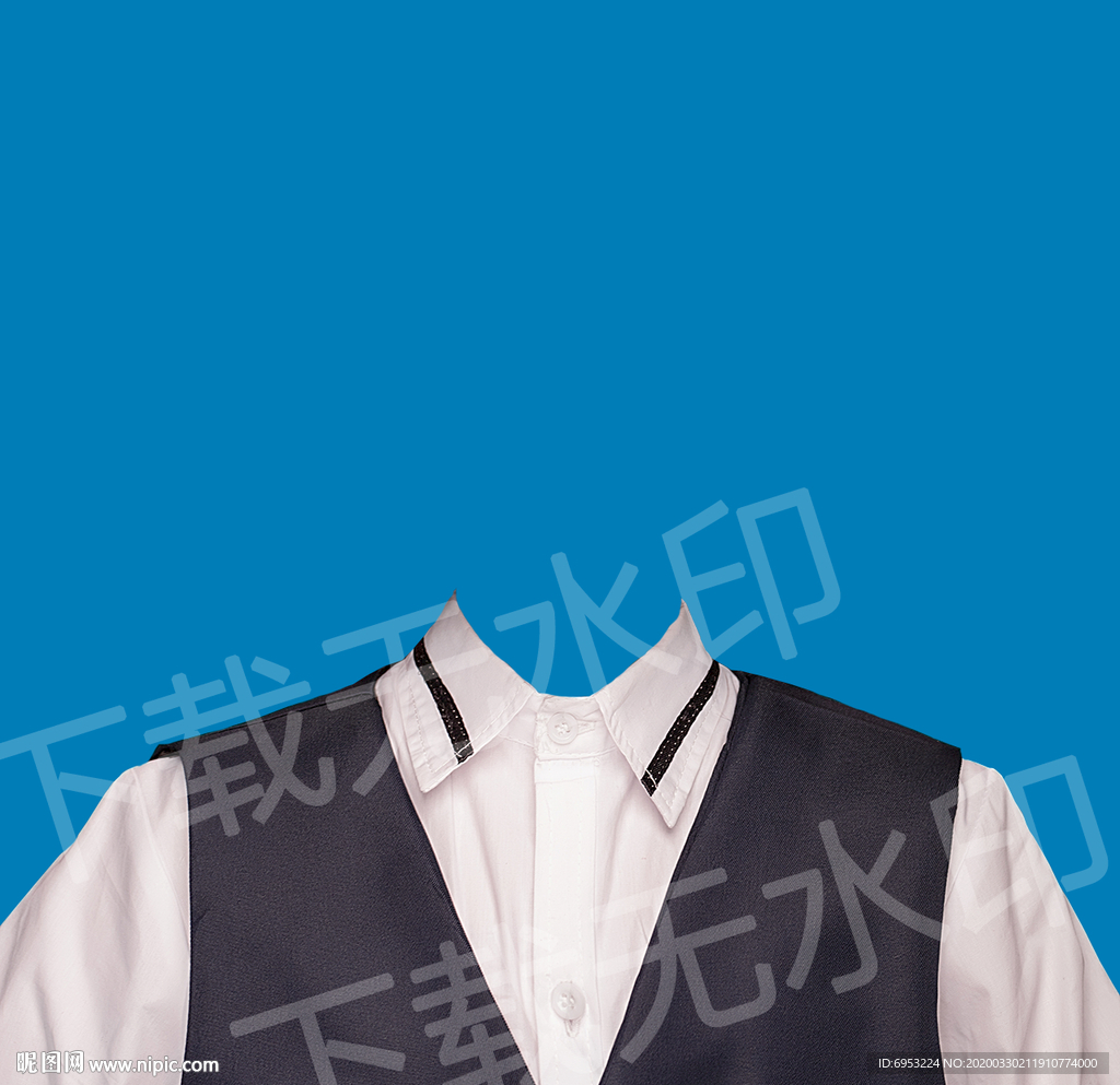 男孩子正装证件照