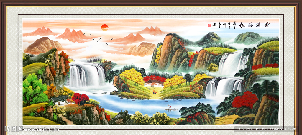 国画山水