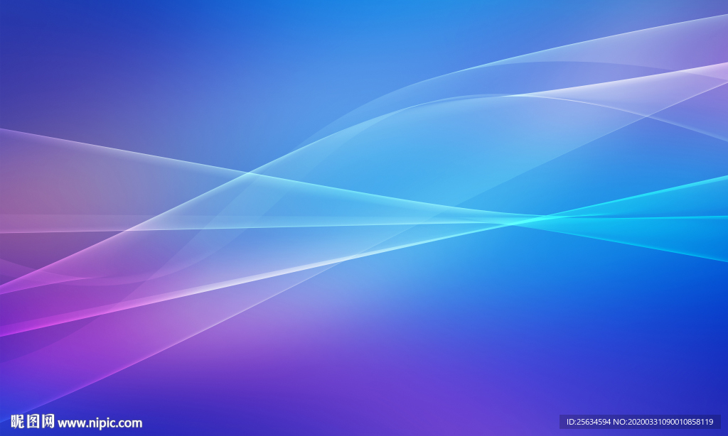 蓝色曲线背景