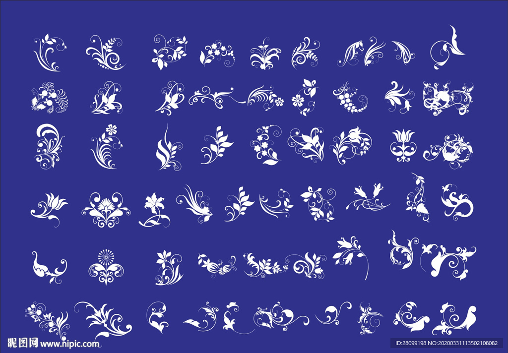 矢量花纹