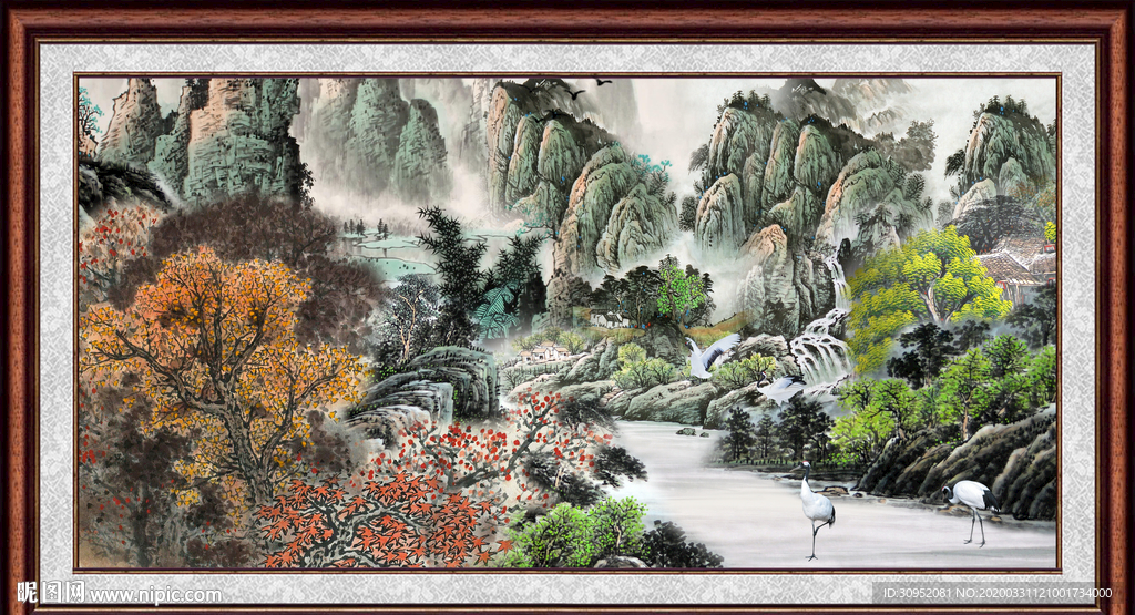 国画山水