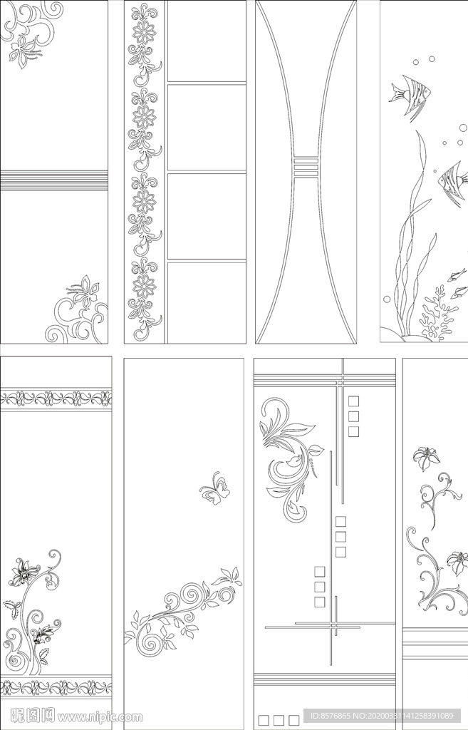 移门花纹