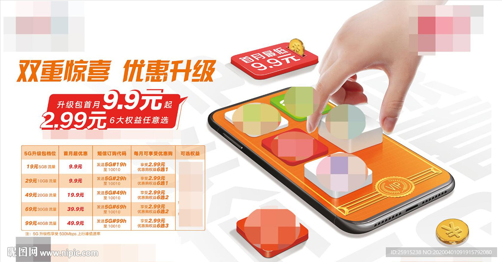 5G套餐升级