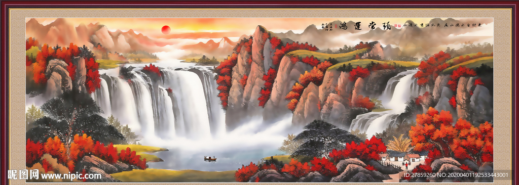 国画山水国画