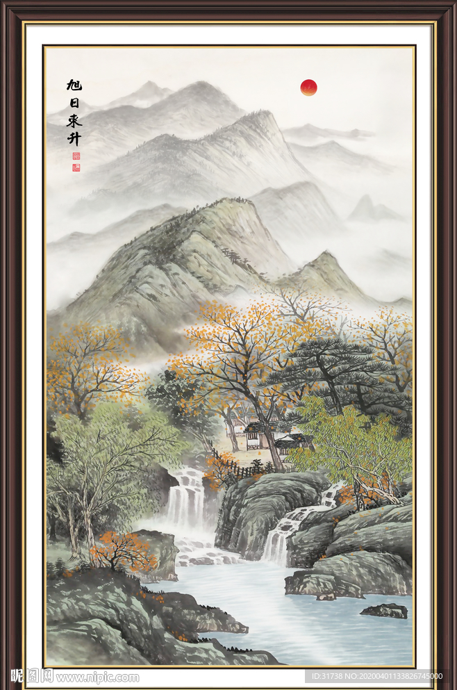 玄关山水画