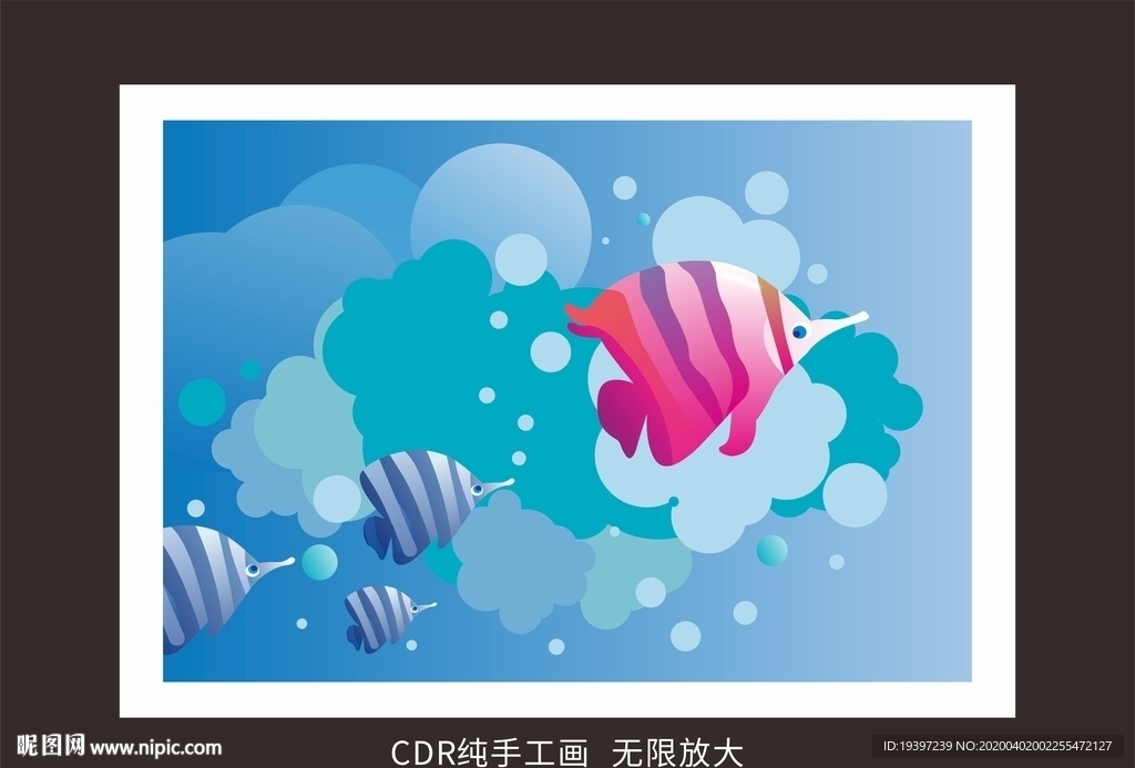 鼠标画 海洋图