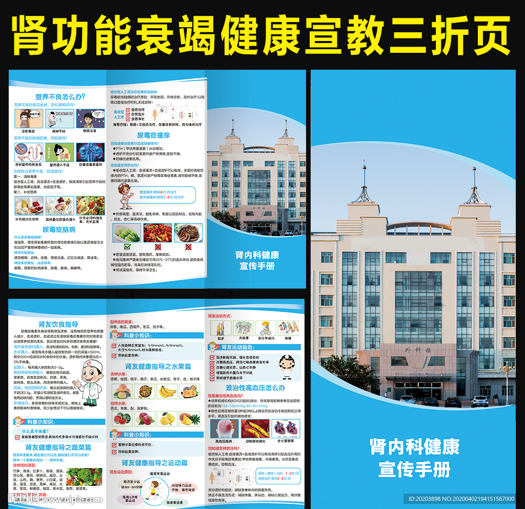 肾功能衰竭健康宣教三折页