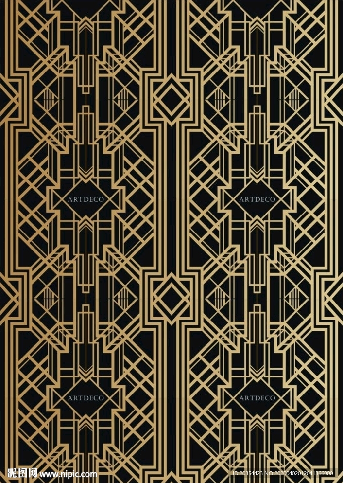 artdeco  底纹 图形
