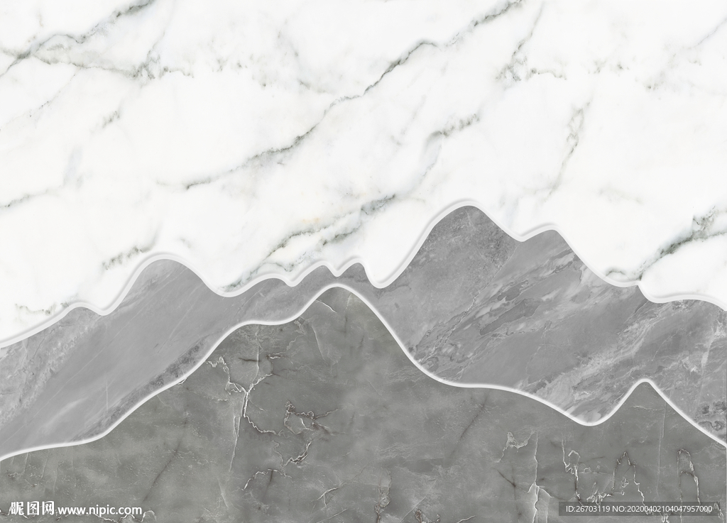 新款爆款水刀大理石纹背景墙