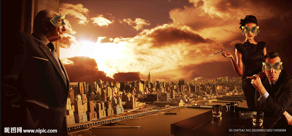 金融大鳄 背景画