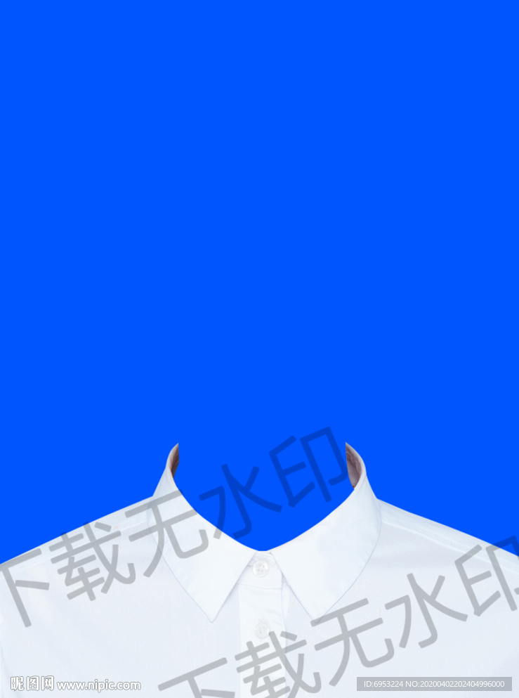 女生白色衬衫