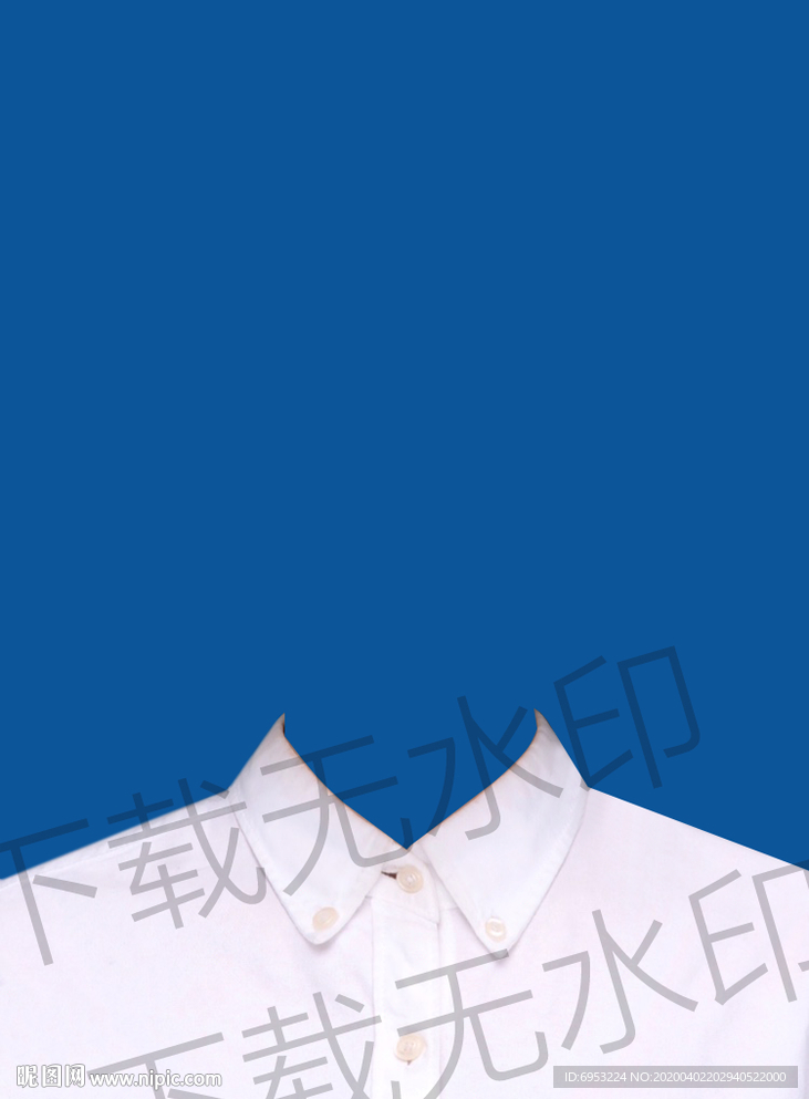 女生白衬衫素材