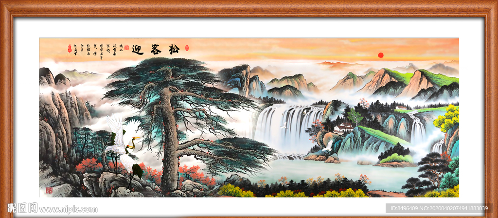 山水画国画山水画