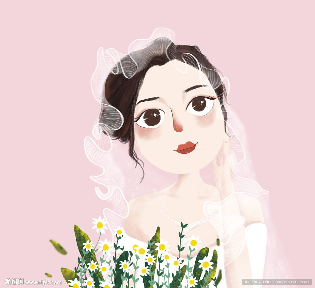 婚纱  Q版头像  可爱女孩