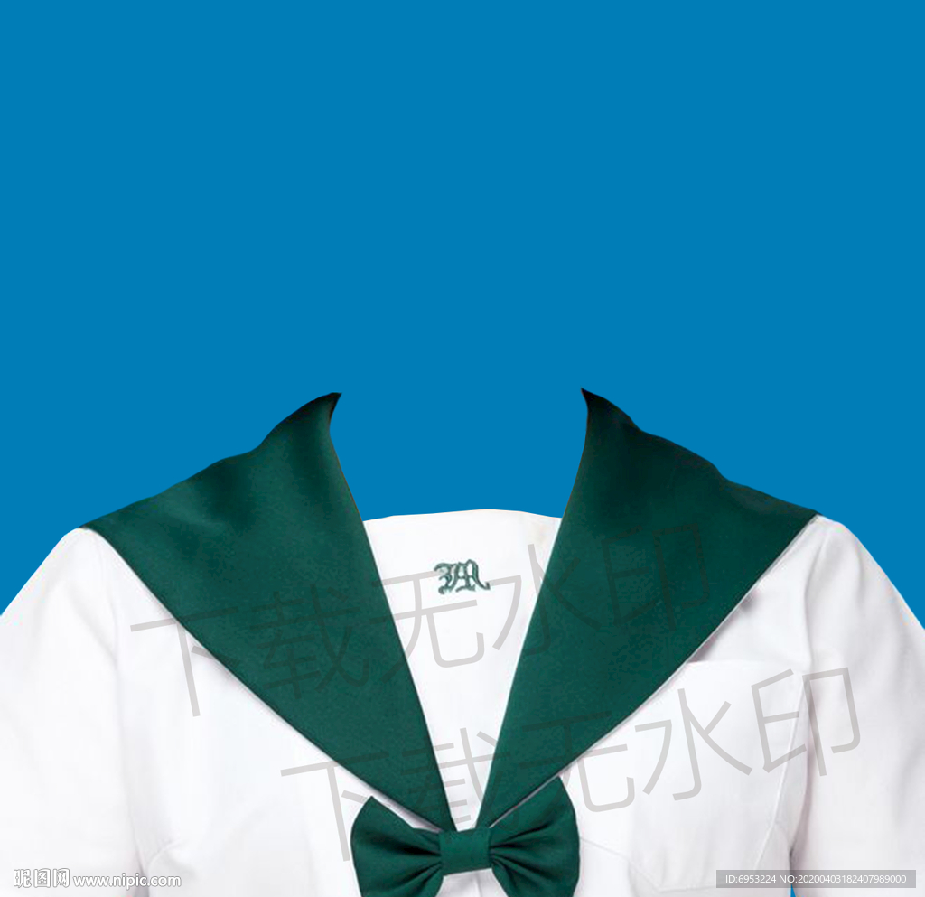 学生装证件照模板