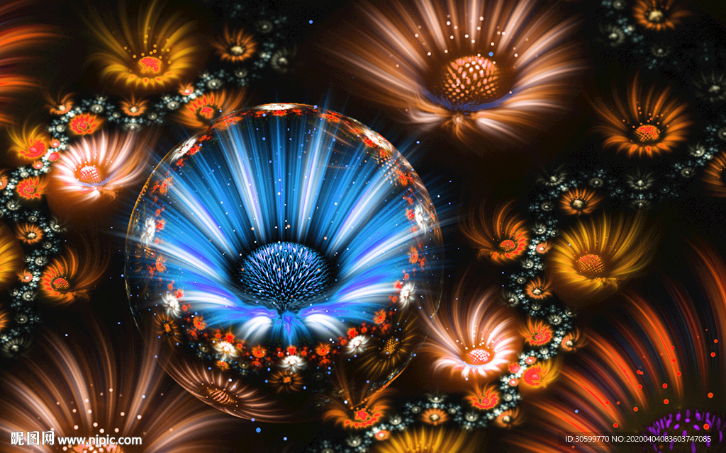 抽象炫酷立体网咖酒吧KTV背景