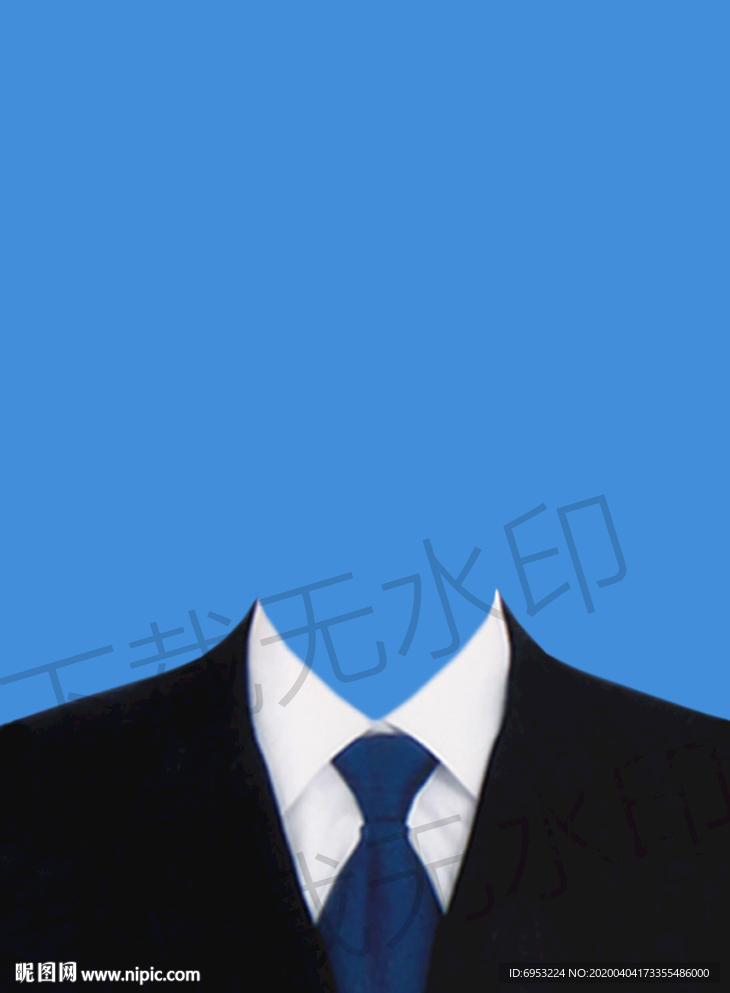男士西装模板