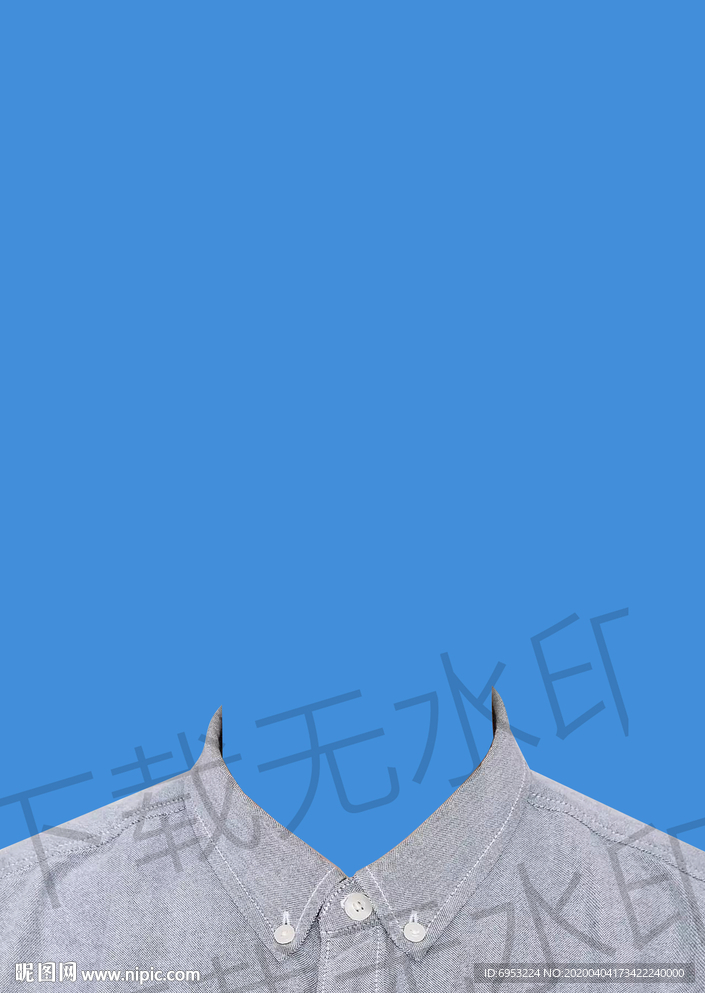 男士灰色衬衫