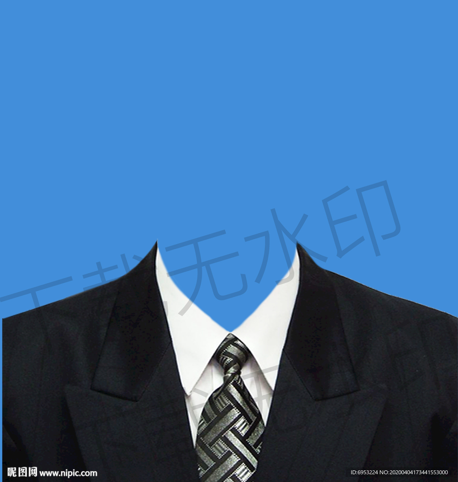 黑色西装模板