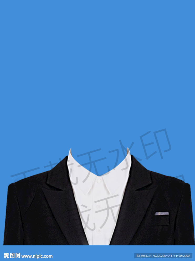 黑色西装模板