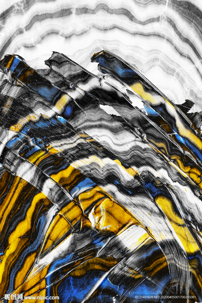 抽象晶瓷画