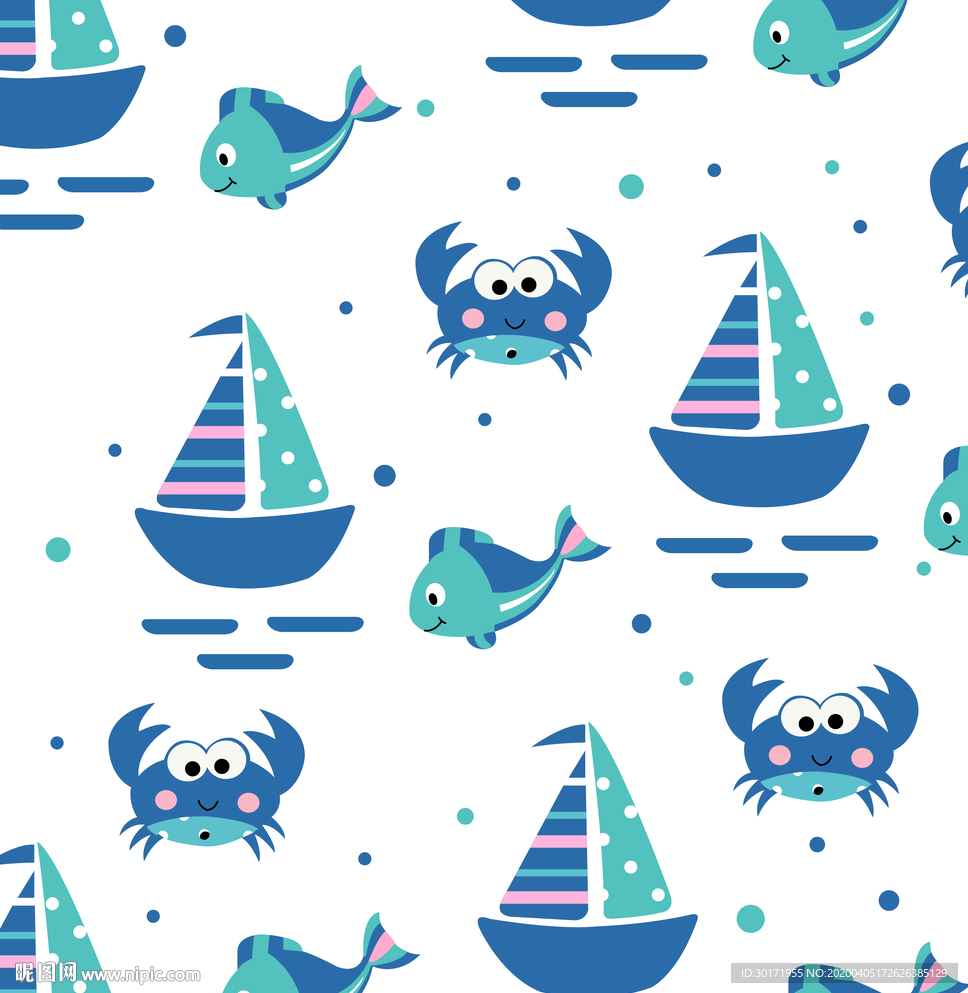 海洋生物矢量图