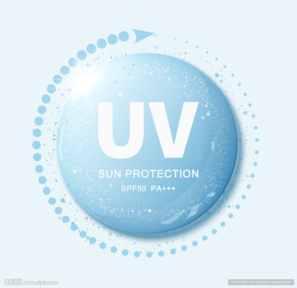 防晒UV素材