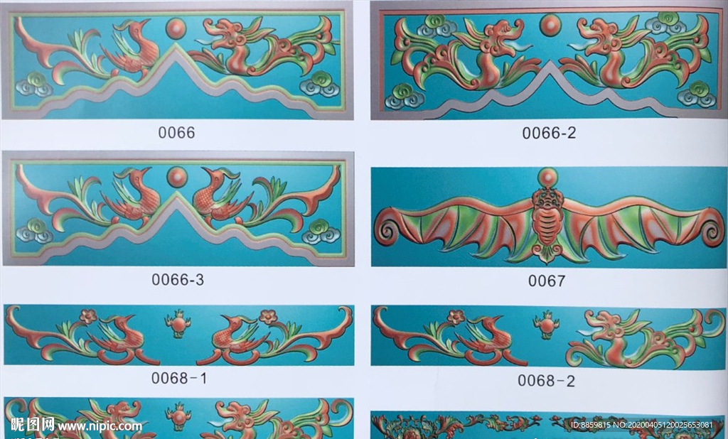 精雕图 藏式雕刻图 梁