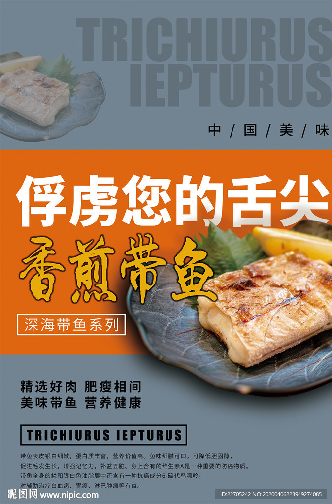 香煎带鱼海报