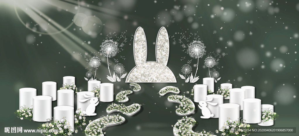 户外童话风宝宝宴