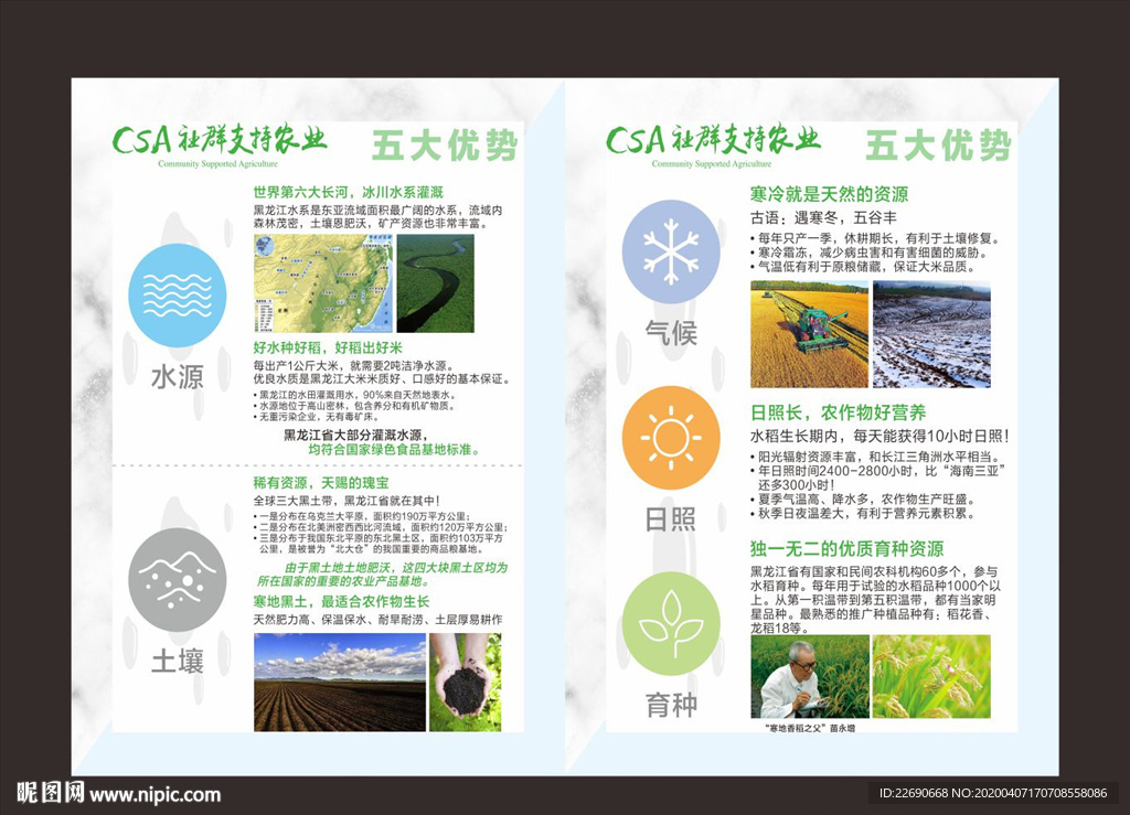 CSA大米五大优势