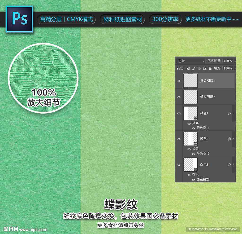 蝶影纹