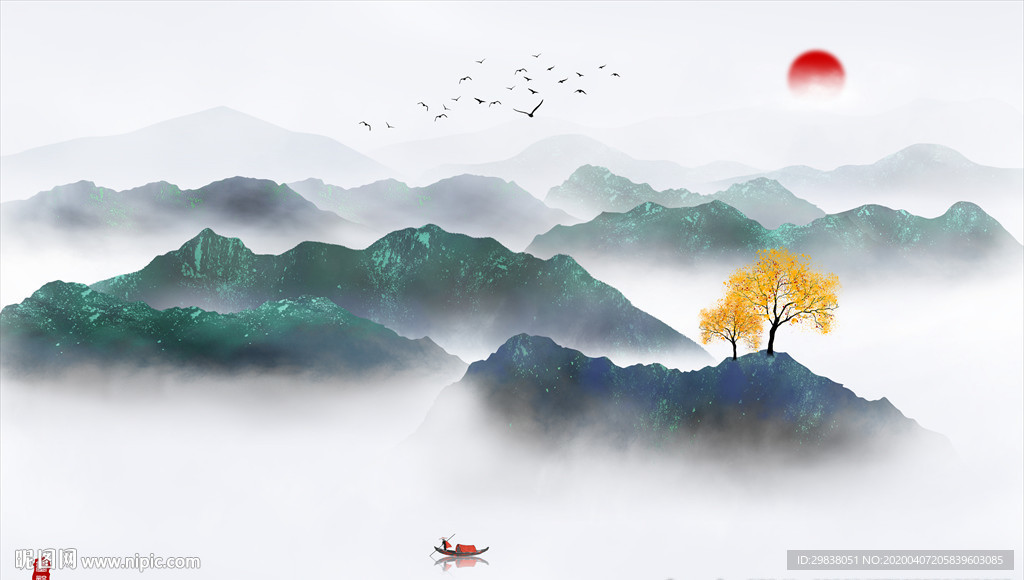 山水画