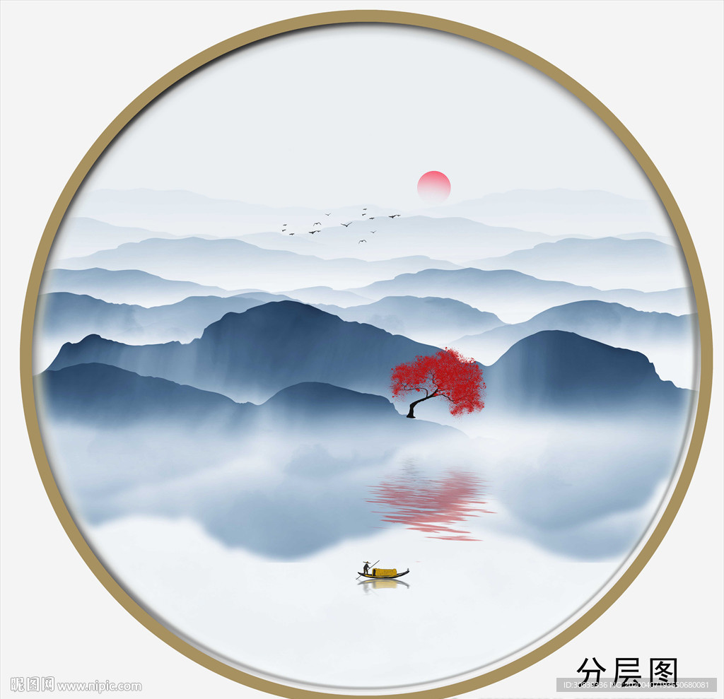 意境山水画