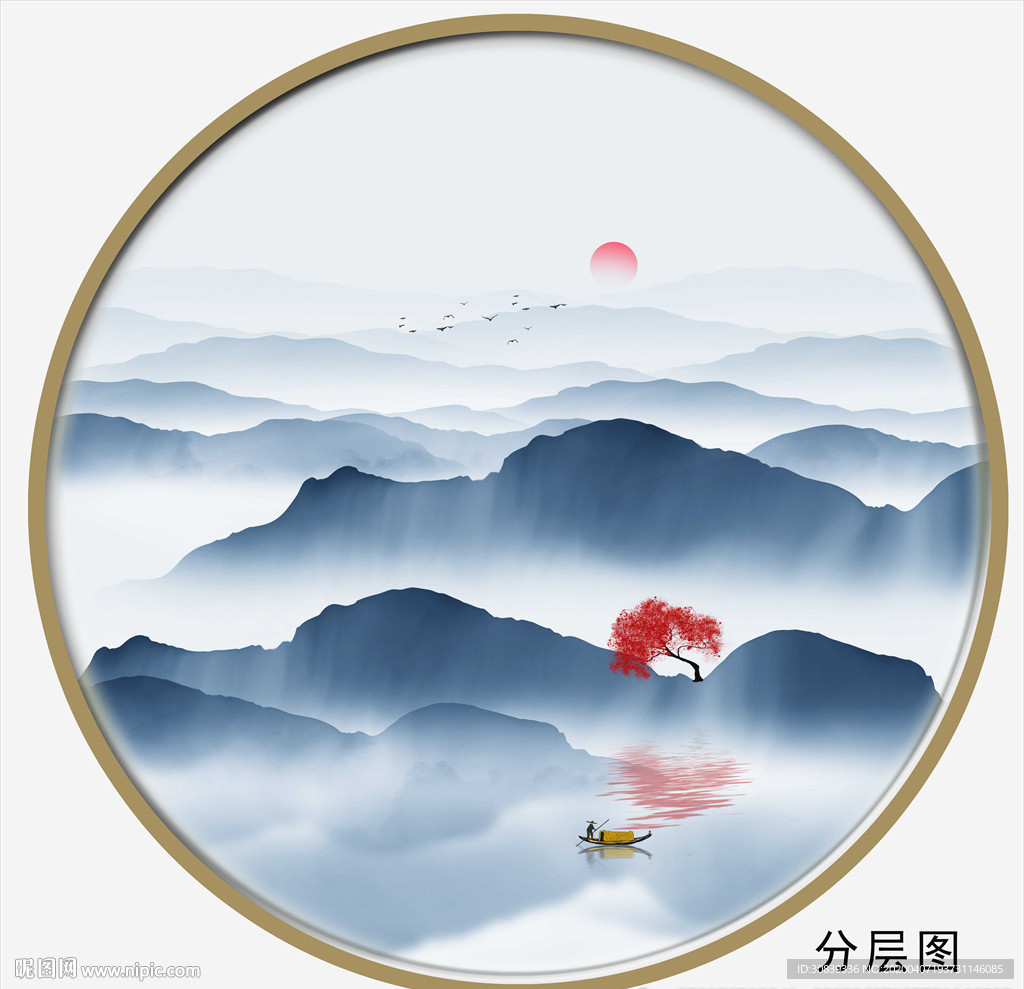 意境山水画