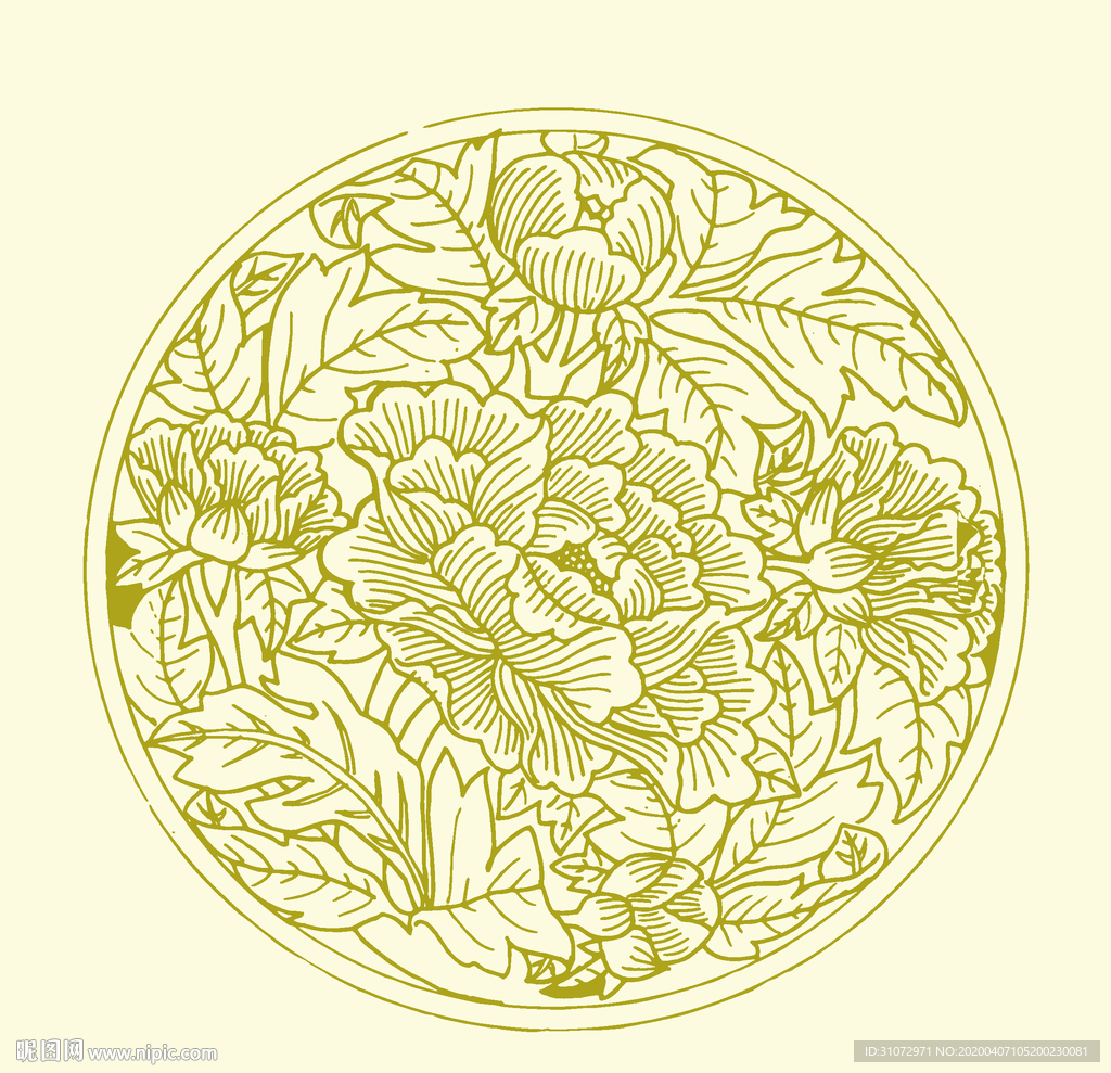 花纹版画图案