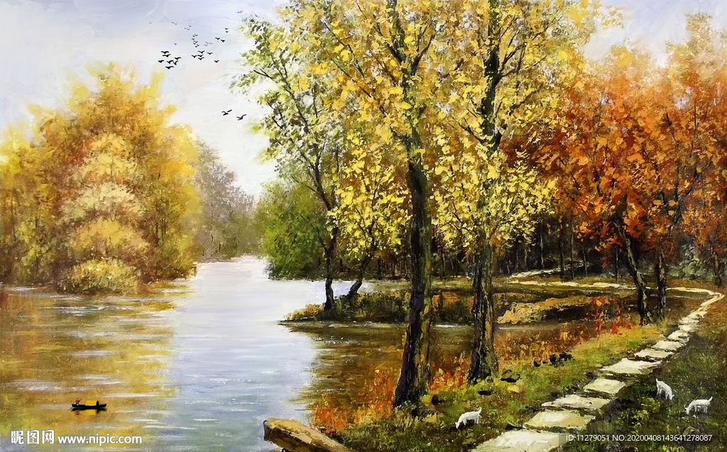 风景山水油画