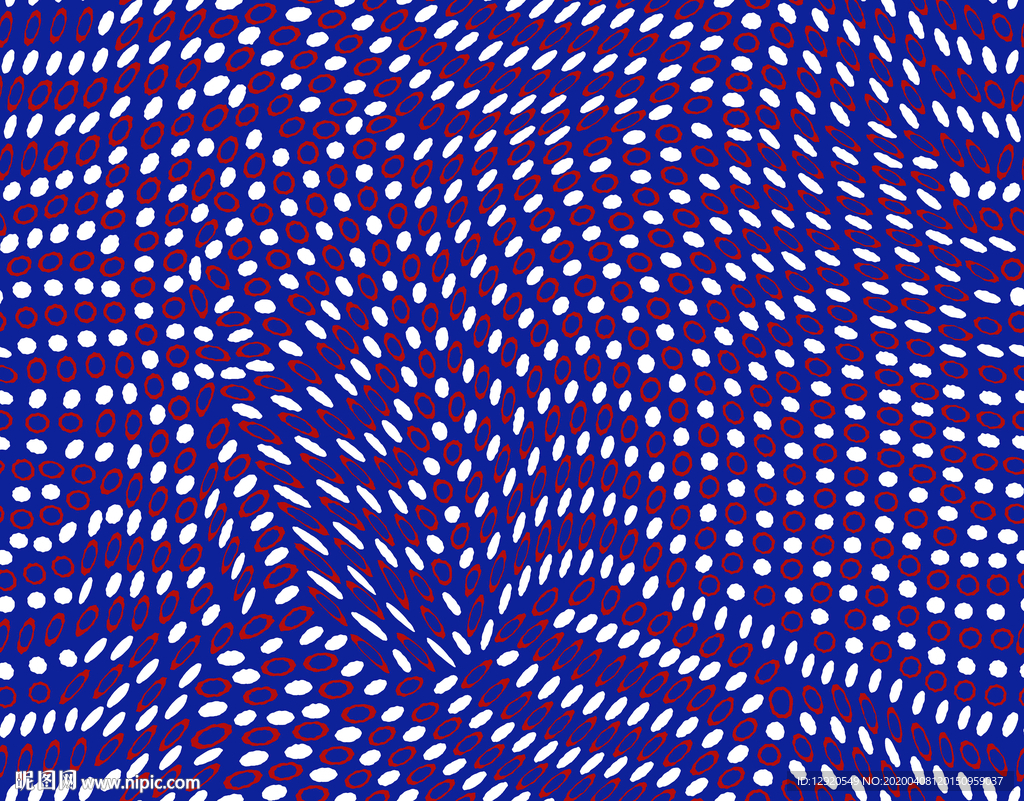 精细几何抽象圆形乱花